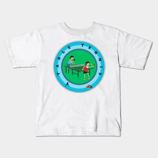 Table Tennis Kids T-Shirt